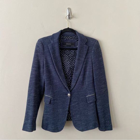 Zara Jackets & Blazers - ZARA Cotton Academic Blazer - Single Button